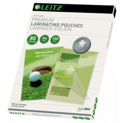 Folie Leitz UDT pentru laminare la cald, A4, 80 mic., 100buc/set