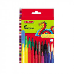 Set carioci Herlitz color, 2 mm, diverse culori, 20 buc/set
