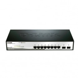 Switch D-Link DGS-1210-10, 8 porturi Gigabit 802.3