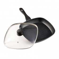 TIG.GRILL ALUM.+CAPAC,28X4CM,BLACK SAND