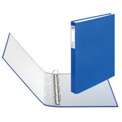 Caiet mecanic a4 4inele albastru