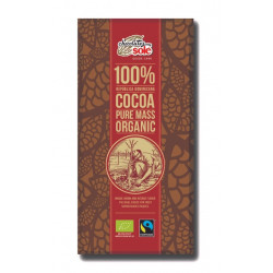 Ciocolata neagra 100%cacao eco 100gr