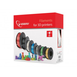 Filament pentru imprimanta 3D Gembird 3DP-ABS1.75-01-FB ABS Albastru Fluorescent 1.75mm 1kg