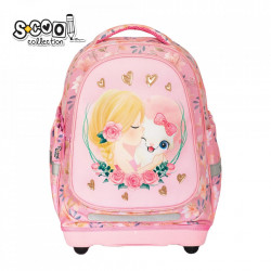 Ghiozdan anatomic GIRL, 38x39x19.5 cm - S-COOL
