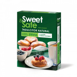 Indulcitor natural cu extract de stevie 350gr "sweet & safe" sly nutritia