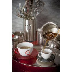 SUPORT USTENSILE INOX,D:10 CM,H:18 CM