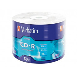 Verbatim CD-R 52X 700MB 50PK SHRINK