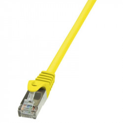 Cablu patchcord gembird, logilink, CAT6 F/UTP EconLine 0,25m galben