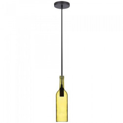 PENDUL TAVAN MODEL STICLA VIN CULOARE GALBEN