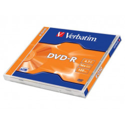 Verbatim DVD-R AZO 16X 4.7GB MATT SILVER SURFACE Jewel Case