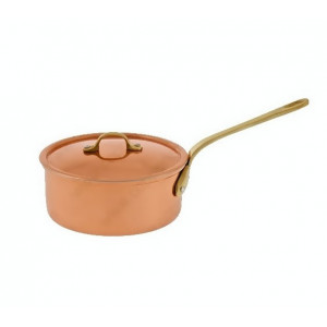 Pachet de Toamna Ceaun din Cupru Masiv Ø26cm + Cratita din Cupru Ø24cm + Tigaie Cupru, Manere din Bronz, Ø24cm