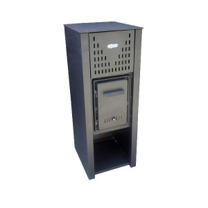 Soba Verticala Maro Inchis cu Plita EKO 5KW