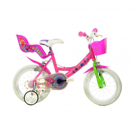 DINO BIKES Bicicleta copii 14'' Trolls