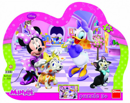 Puzzle cu rama - Minnie si Daisy (25 piese)
