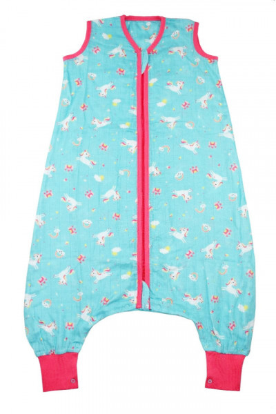 Sac de dormit cu picioruse Bamboo Unicorn 12-18 luni 0.5 Tog