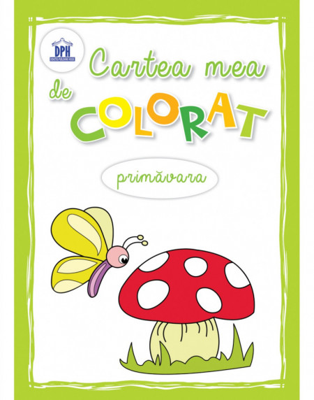 Cartea mea de colorat - primavara