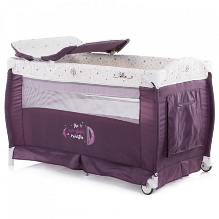 Patut pliabil Chipolino Bella amethyst