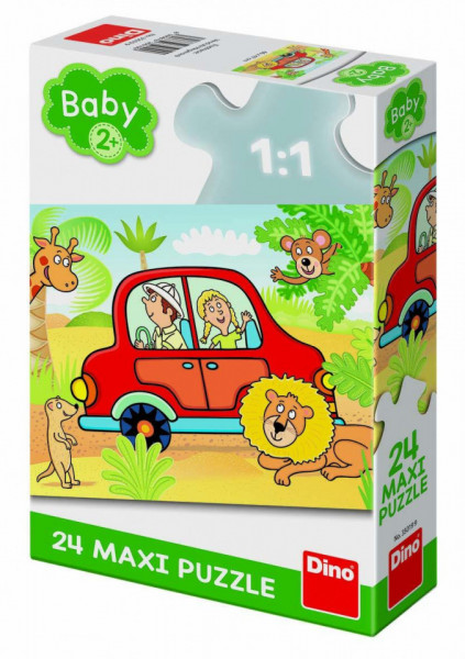 Puzzle de podea - Safari (24 piese)