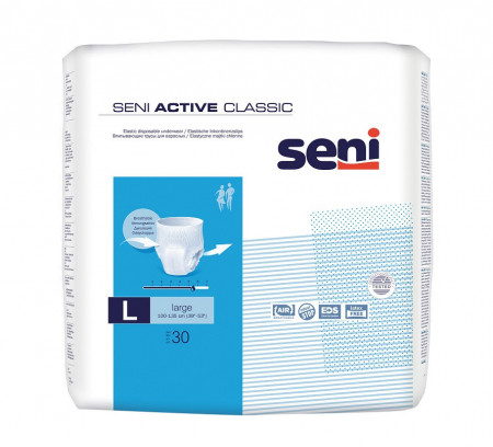 Chilot elastic absorbant adulti Seni Activ Classic, Large, 30 buc