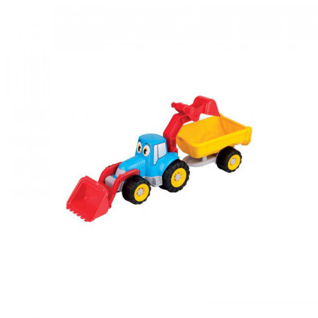 Tractor Cu Remorca, Incarcator Si Cupa