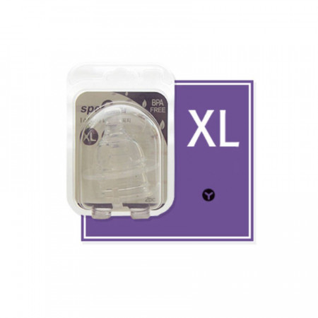 Spectra - Set 2 tetine din silicon-marimea XL