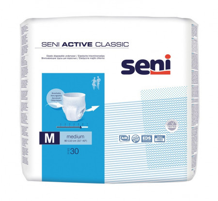 Chilot elastic absorbant adulti Seni Activ Classic, Medium, 30 buc