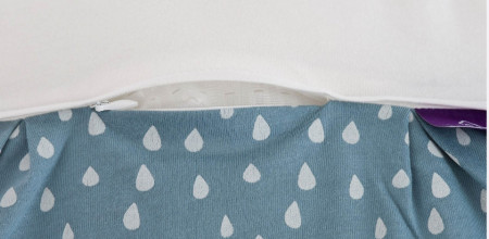 Sac de dormit 3 in 1 Drops Ocean Blue - 80/86 cm