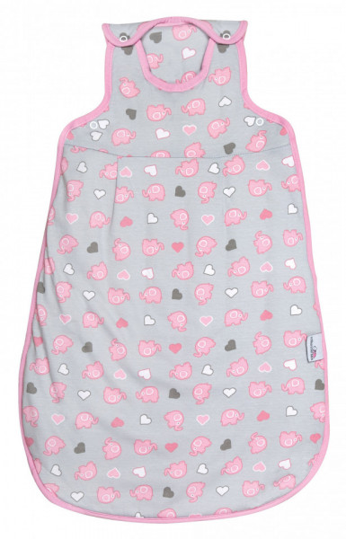 Sac de dormit Pink Elephant 0-6 luni 1.0 Tog