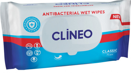 Clineo Servetele Antibacteriene 70 buc