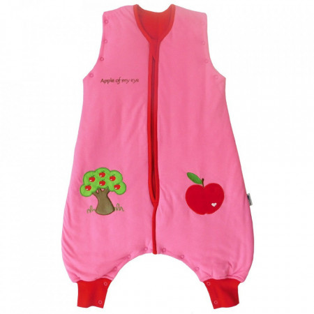 Sac de dormit cu picioruse si maneca lunga detasabila Apple of my eye 6-12 luni 2.5 Tog