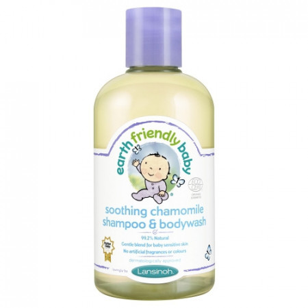 Sampon si gel de dus musetel, Earth Friendly Baby 250 ml