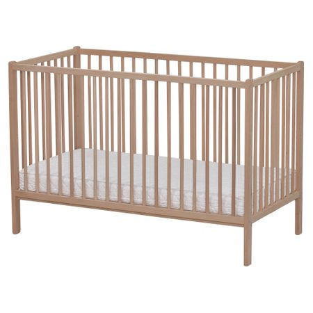 Patut copii 120x60 cm din 100% lemn de fag, Primii Pasi