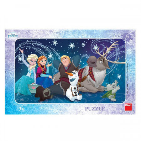 Puzzle - Frozen Snowflakes (15 piese)