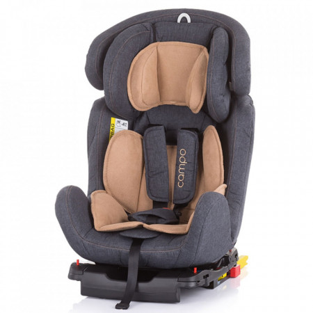 Scaun auto Chipolino Campo 0-36 kg cu sistem Isofix, denim frappe