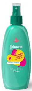 Balsam de par spray, par incurcat, Johnsons Baby, 200ml