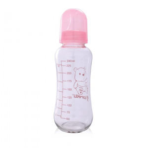 Biberon din sticla, 0+ luni, 240 ml, Lorelli