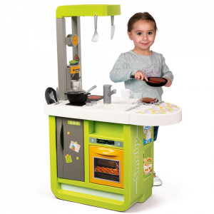 Bucatarie electronica Smoby Cherry verde cu sunete
