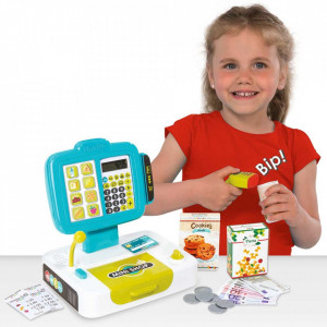 Jucarie Casa de marcat Mini Shop albastru cu accesorii