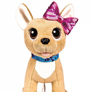 Jucarie de plus Catel Chi Chi Love Swap fashion 20 cm cu geanta