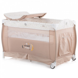 Patut pliabil Chipolino Bella caramel