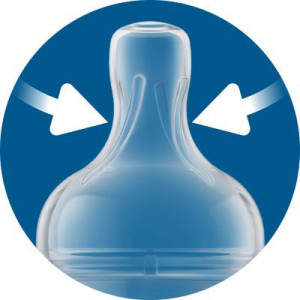 Philips-Avent Set 2x Biberon Classic, 125 ml, tetina Airflex