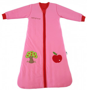 Sac de dormit cu maneca lunga Apple of my eye 0-6 luni 3.5 Tog