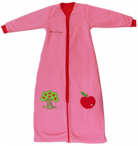 Sac de dormit cu maneca lunga Apple of my eye 18-36 luni 3.5 Tog
