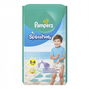 Scutece Pampers Splash (pentru apa), Nr.5, 14+ kg, 10 buc