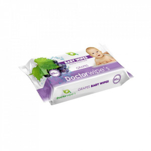 Servetele Umede Doctor Wipes Grapes 60 buc