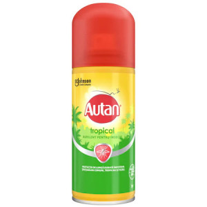 Spray anti-intepaturi insecte Autan Tropical, 100 ml
