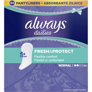 Absorbante zilnice Always Dailies Fresh & Protect Normal, 60 buc