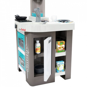 Bucatarie Smoby Mini Tefal Studio Bubble gri albastru
