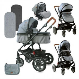 Carucior Lora, 3 in 1, Lorelli, Grey Lighthouse