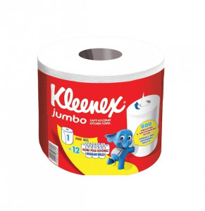 Prosop bucatarie Kleenex Jumbo, 2 straturi, 600 coli
